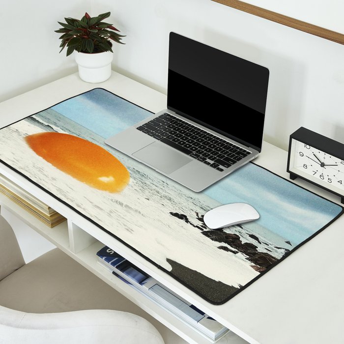 Beach Egg - Sunny side up breakfast Desk Mat Gallery Image 2