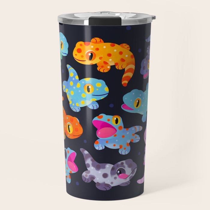 Tokay gecko - dark Travel Mug Gallery Image 1