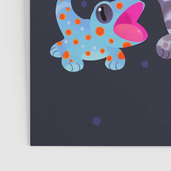 Tokay gecko - dark Poster Gallery Image 3