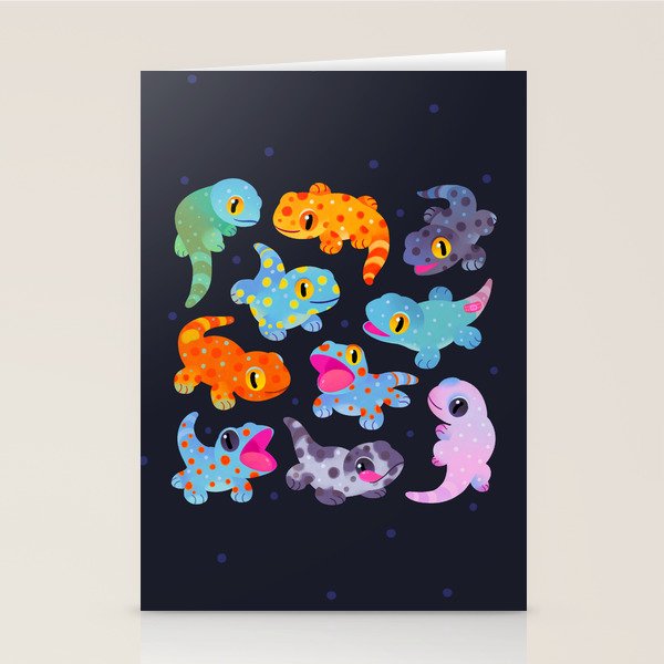 Tokay gecko - dark Stationery Card Gallery Image 2