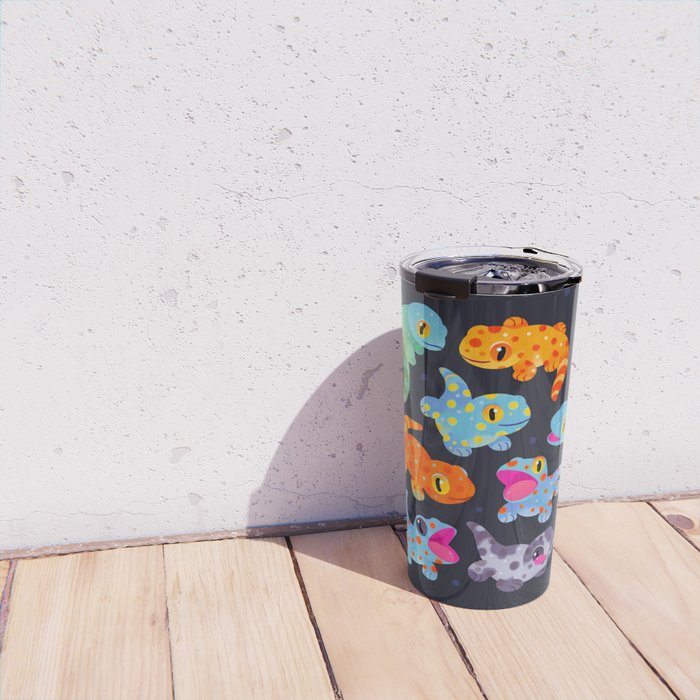 Tokay gecko - dark Travel Mug Gallery Image 4