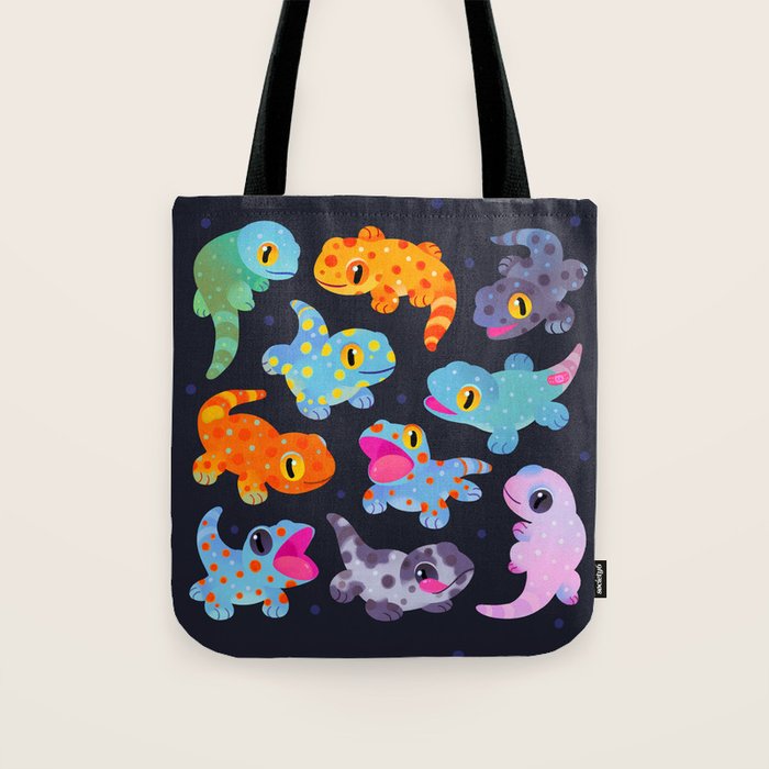 Tokay gecko - dark Tote Bag Gallery Image 1
