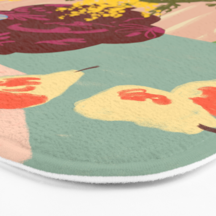 MIMOSAS STILL LIFE Bath Mat Gallery Image 3