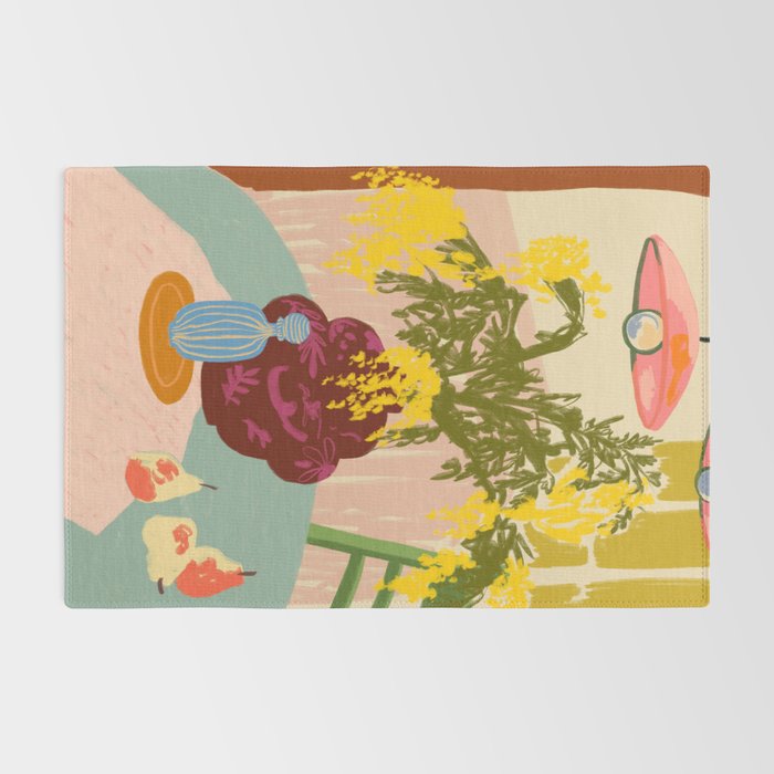 MIMOSAS STILL LIFE Rug Gallery Image 2