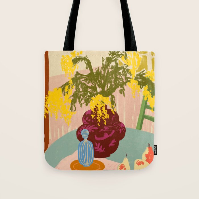 MIMOSAS STILL LIFE Tote Bag Gallery Image 1