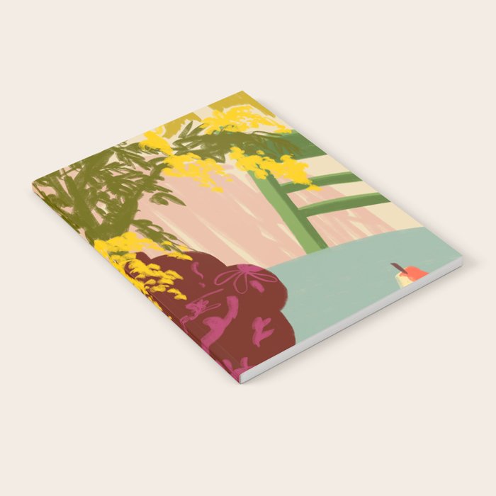 MIMOSAS STILL LIFE Notebook