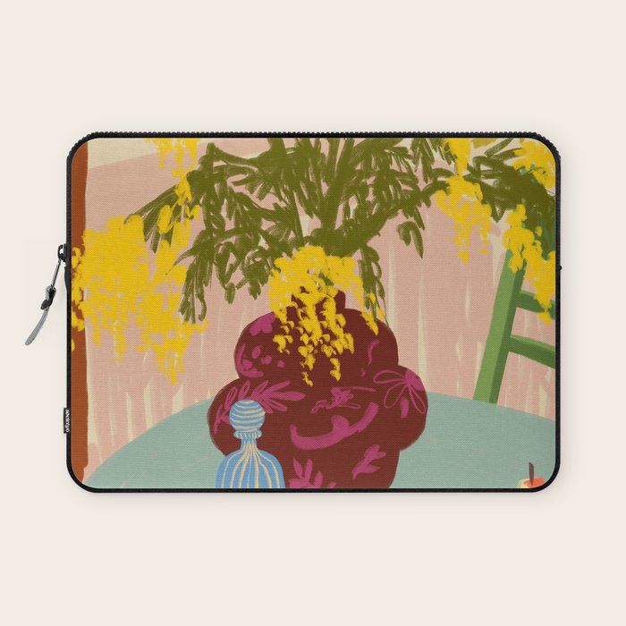 MIMOSAS STILL LIFE Laptop Sleeve Gallery Image 1