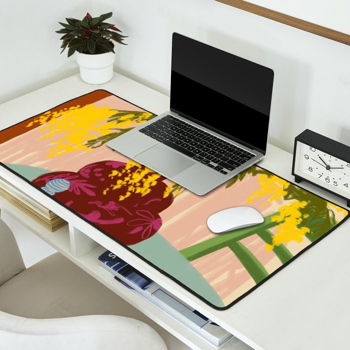 MIMOSAS STILL LIFE Desk Mat Gallery Image 2