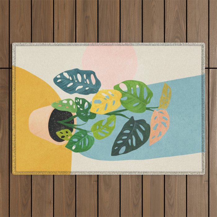 Colorful Branching Out 09 Outdoor Rug Gallery Image 1