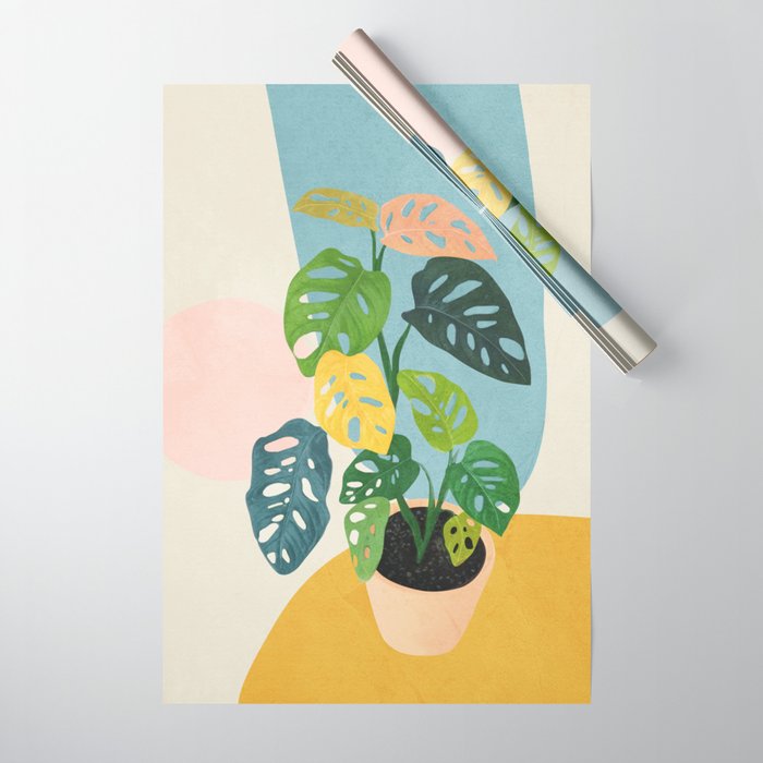 Colorful Branching Out 09 Wrapping Paper Gallery Image 1