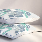 ma ville mon amour; City life collection soft grey  Pillow Sham Gallery Image 3