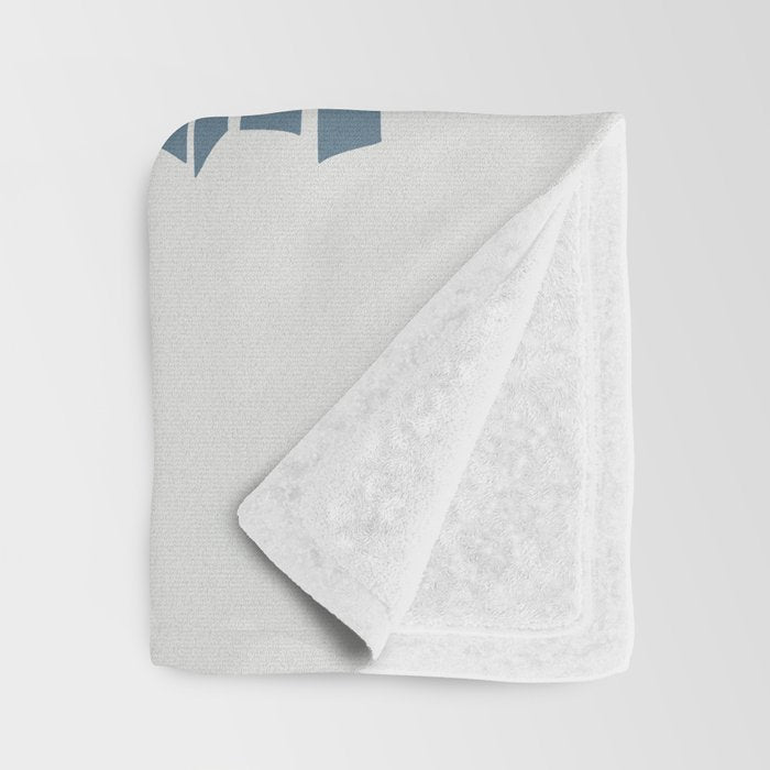 ma ville mon amour; City life collection soft grey  Throw Blanket Gallery Image 3