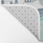 ma ville mon amour; City life collection soft grey  Bath Mat Gallery Image 2