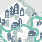 ma ville mon amour; City life collection soft grey  Coffee Mug Gallery Image 2