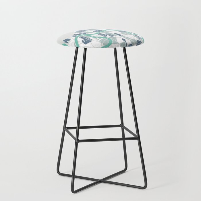 ma ville mon amour; City life collection soft grey  Stool Gallery Image 1