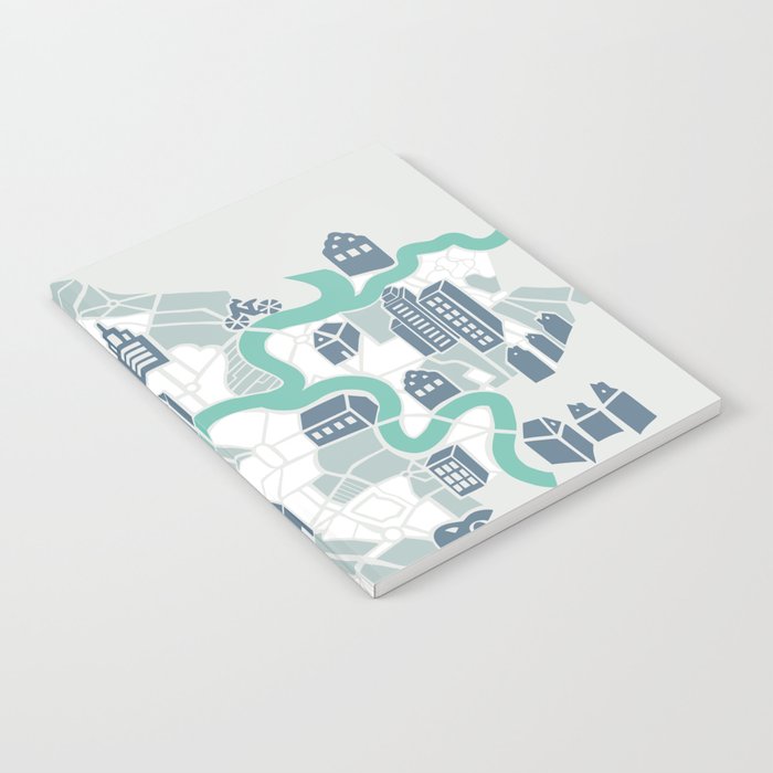 ma ville mon amour; City life collection soft grey  Notebook Gallery Image 2