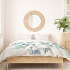ma ville mon amour; City life collection soft grey  Duvet Cover Gallery Image 3