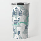 ma ville mon amour; City life collection soft grey  Travel Mug Gallery Image 1