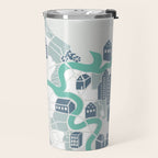 ma ville mon amour; City life collection soft grey  Travel Mug Gallery Image 2