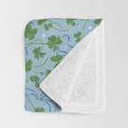 Clover Ribbon Throw Blanket Gallery Image 3