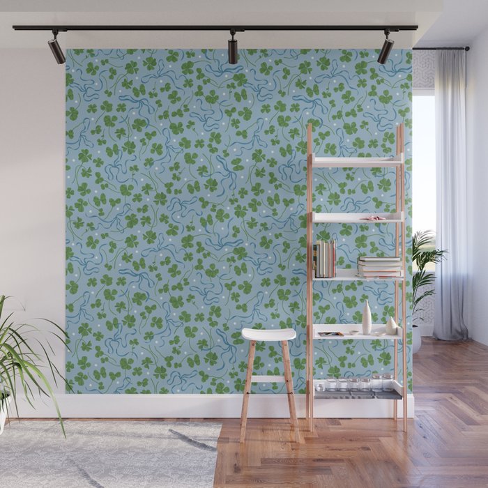 Clover Ribbon Wall Mural