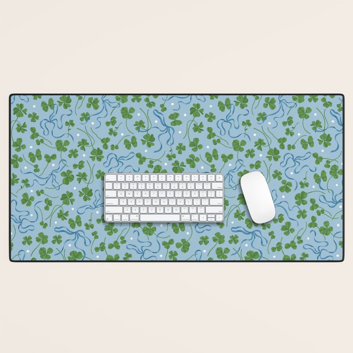Clover Ribbon Desk Mat Gallery Image 1