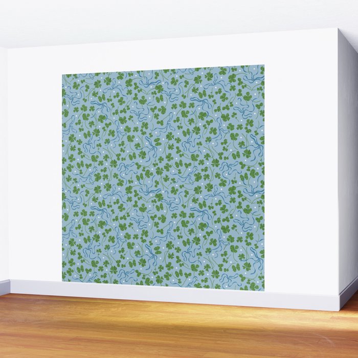 Clover Ribbon Wall Mural Gallery Image 2