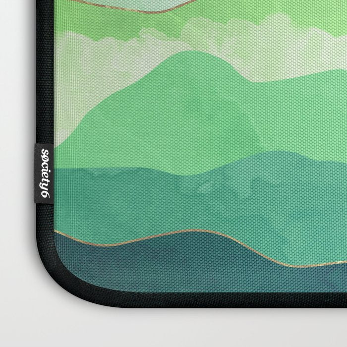 Emerald Spring Laptop Sleeve Gallery Image 3