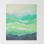 Emerald Spring Throw Blanket Gallery Image 2
