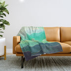 Emerald Spring Throw Blanket Gallery Image 1