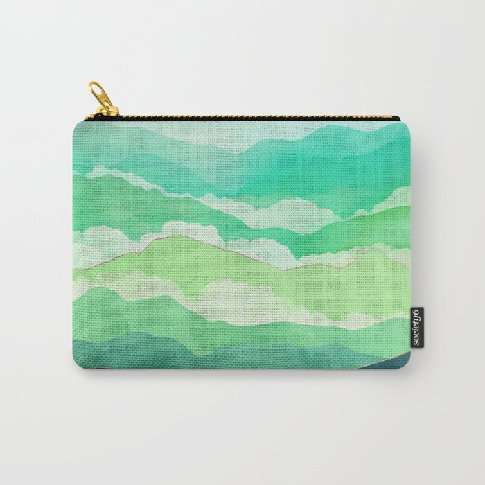 Emerald Spring Carry All Pouch Gallery Image 1