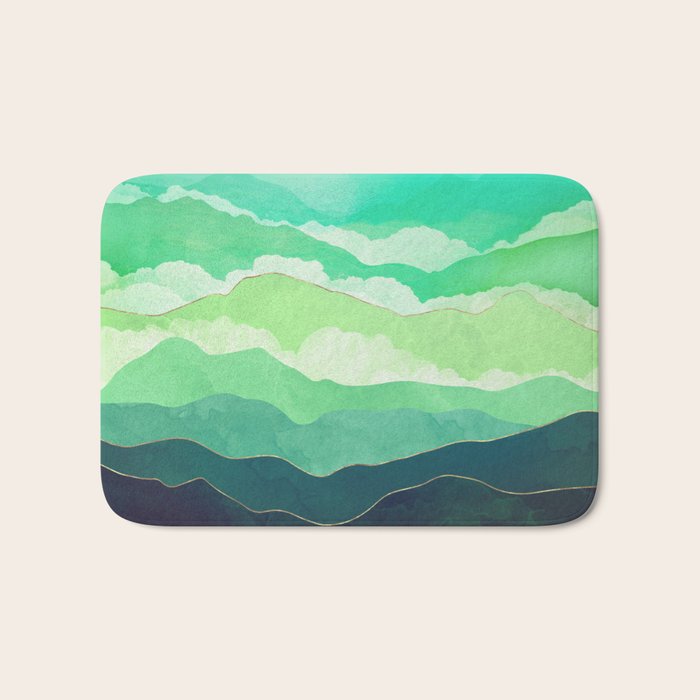 Emerald Spring Bath Mat Gallery Image 1