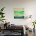 Emerald Spring Wood Wall Art Gallery Image 2
