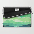 Emerald Spring Laptop Sleeve Gallery Image 2