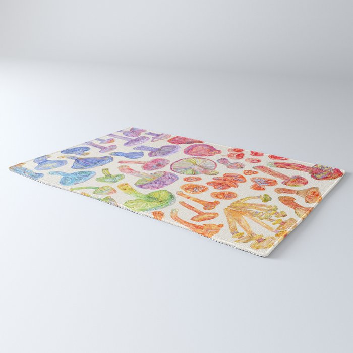 Wild Mushroom Rainbow - Neutral Rug Gallery Image 3