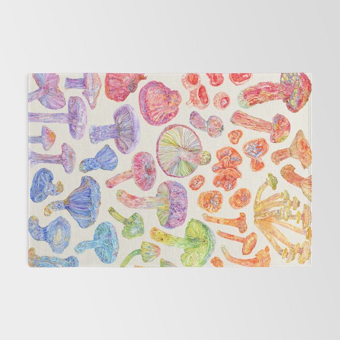 Wild Mushroom Rainbow - Neutral Rug Gallery Image 2