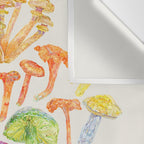Wild Mushroom Rainbow - Neutral Wall Tapestry Gallery Image 3