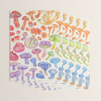 Wild Mushroom Rainbow - Neutral Wrapping Paper Gallery Image 3