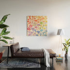 Wild Mushroom Rainbow - Neutral Wood Wall Art Gallery Image 2