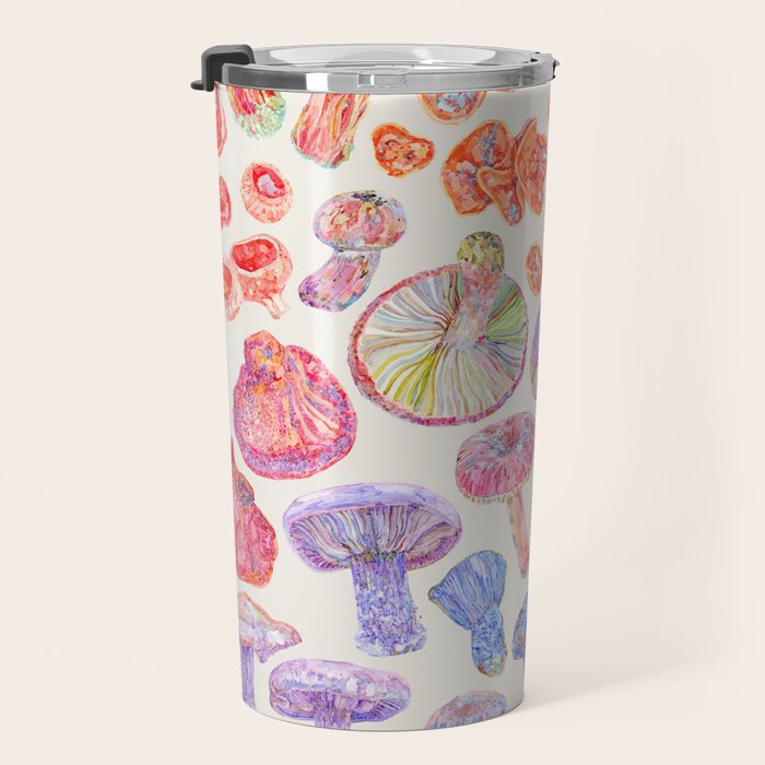 Wild Mushroom Rainbow - Neutral Travel Mug Gallery Image 3