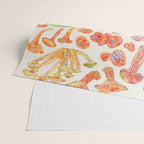 Wild Mushroom Rainbow - Neutral Wrapping Paper Gallery Image 2