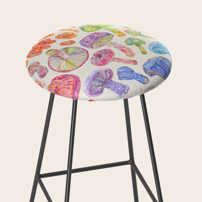 Wild Mushroom Rainbow - Neutral Stool Gallery Image 2