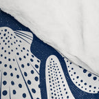 Ocean Floor Nautical Shells Navy Blue Comforter Gallery Image 4