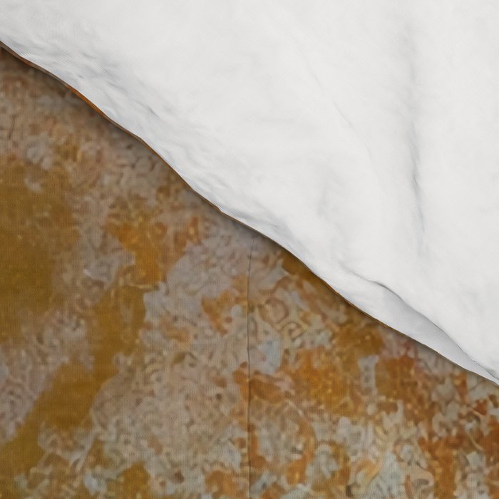 Teal and Copper Rust in Vintage Aesthetic Grunge Comforter Gallery Image 4