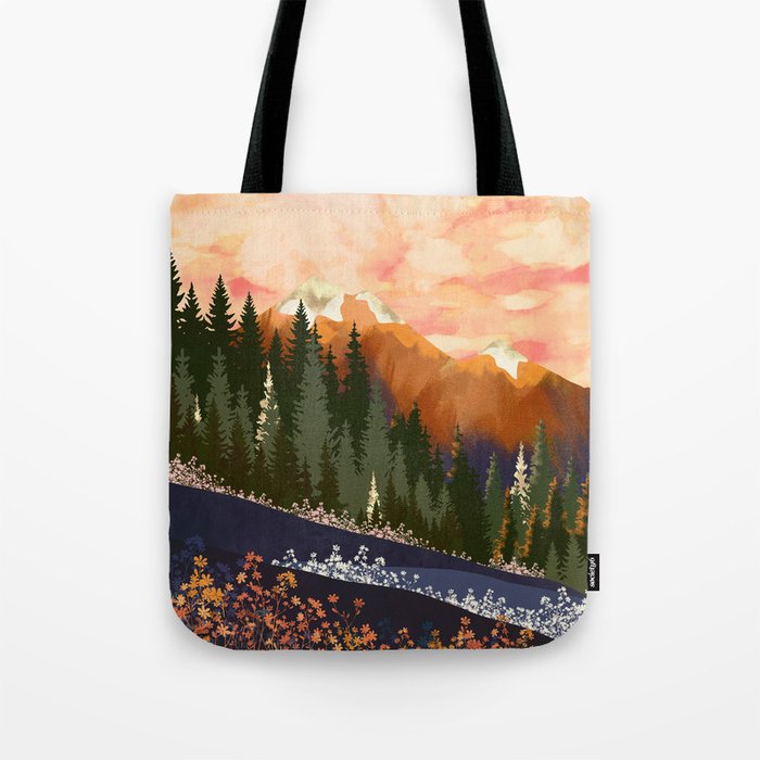 Mountain Dusk Tote Bag Gallery Image 1
