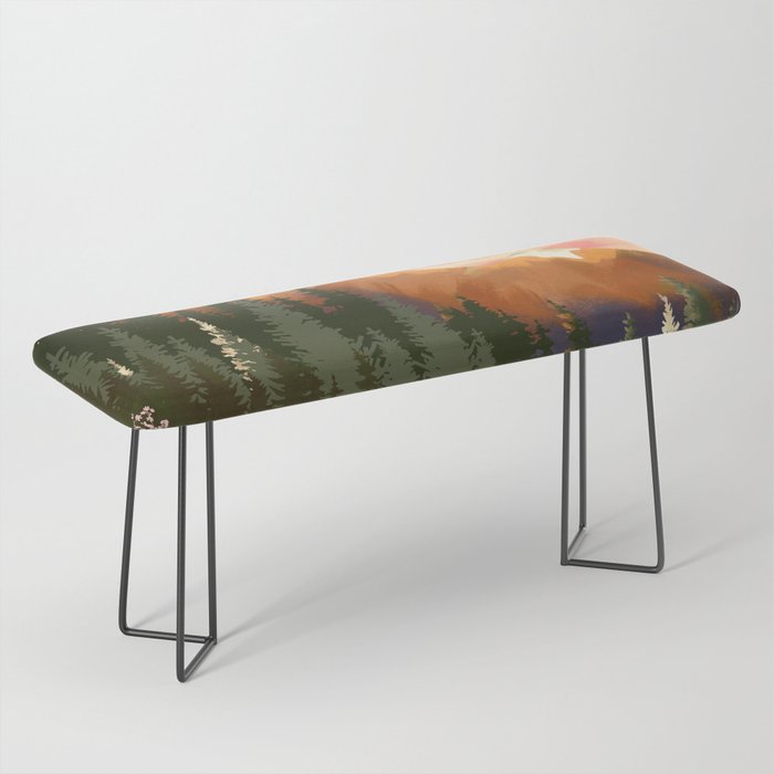 Mountain Dusk Bench Gallery Image 1
