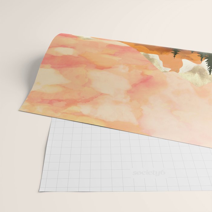 Mountain Dusk Wrapping Paper Gallery Image 2
