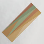 Geometric Triangles XII Earthy Rustic Yoga Mat Gallery Image 1