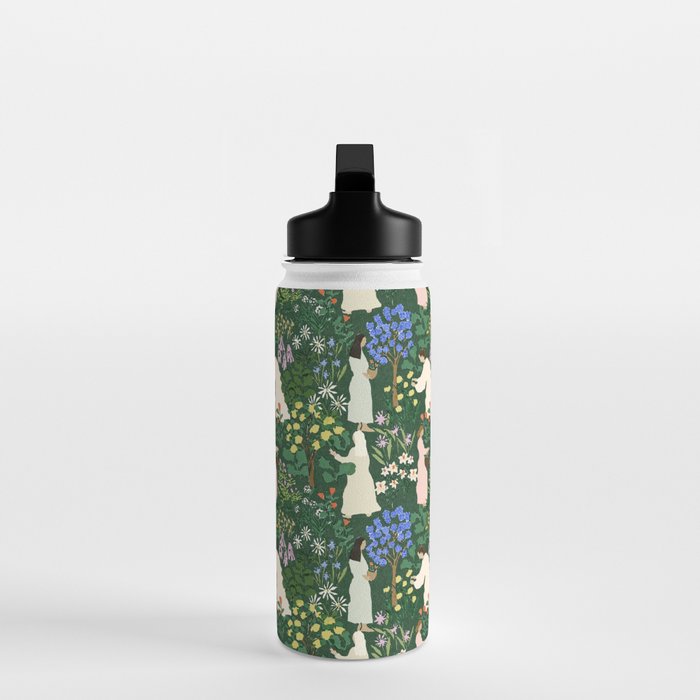 Ladies working in the garden Water Bottle Gallery Image 3