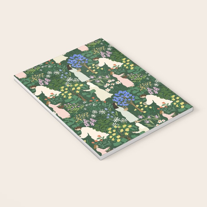 Ladies working in the garden Notebook Gallery Image 3
